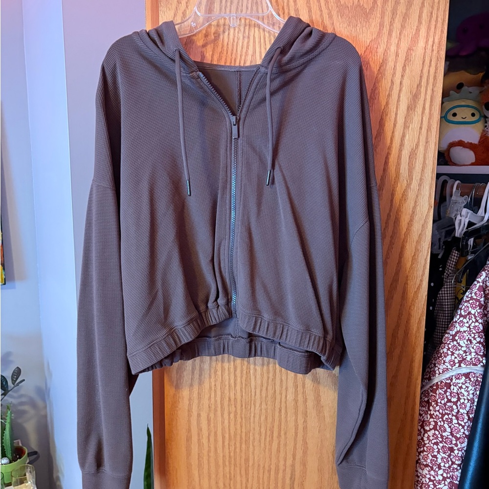 Target Taupe Casual Hoodie